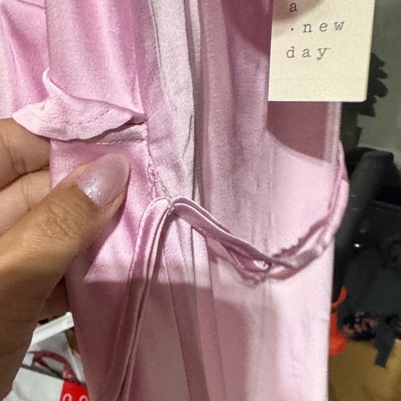 a new day Light Pink Ruffle Midi Dress - Picture 5 of 6